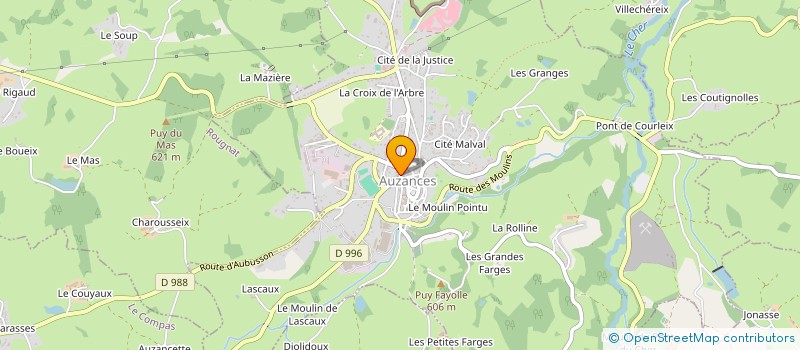 localisation de l'entreprise MONSIEUR HALIM EZZOUAOUI à AUZANCES