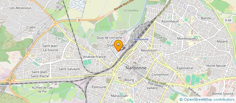 localisation de l'entreprise MONSIEUR HALIM GUESSOUM à NARBONNE