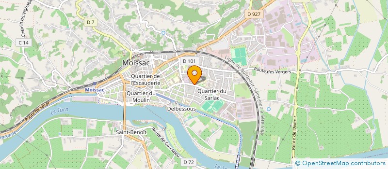 localisation de l'entreprise MONSIEUR HALIM HADDOUCH à MOISSAC