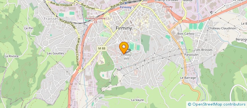 localisation de l'entreprise MONSIEUR HALIM HEMICI  FIRMINY