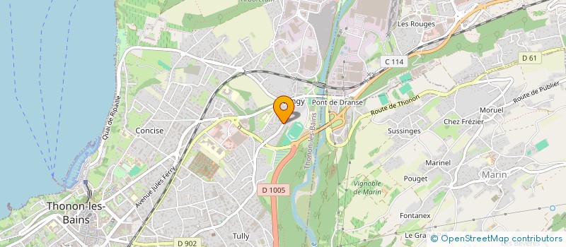 localisation de l'entreprise MONSIEUR HALIM HOULI à THONON-LES-BAINS