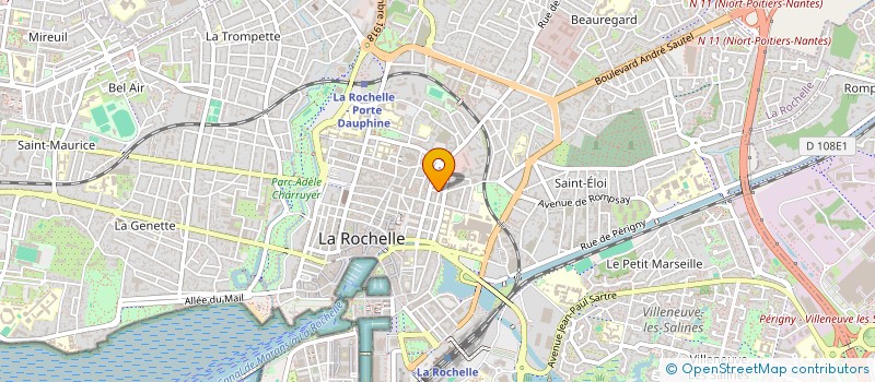 localisation de l'entreprise MONSIEUR HALIM IDIR  LA ROCHELLE