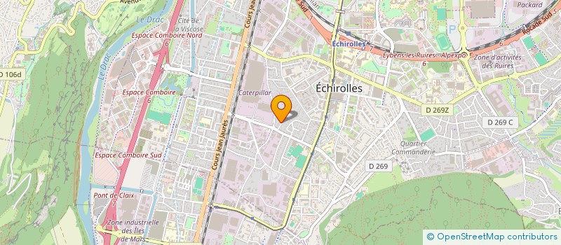 localisation de l'entreprise MONSIEUR HALIM MADI à ECHIROLLES