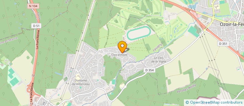 localisation de l'entreprise MONSIEUR HALIM MEHDI  LESIGNY