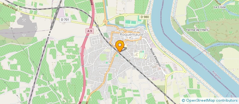 localisation de l'entreprise MONSIEUR HALIM MERDACI  ROQUEMAURE