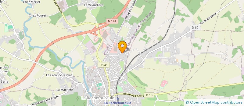 localisation de l'entreprise MONSIEUR HALIM NALBANT  LA ROCHEFOUCAULD-EN-ANGOUMOIS