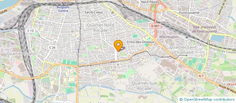 localisation de l'entreprise MONSIEUR HALIM REZAIGUIA  AVIGNON