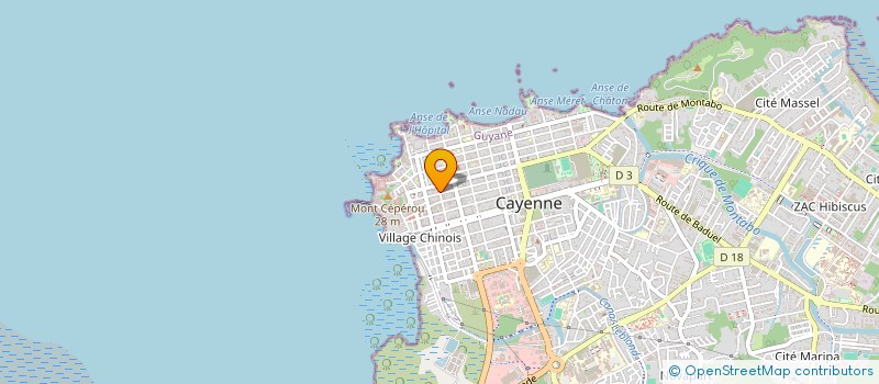 localisation de l'entreprise MONSIEUR HALIM SEBAI  CAYENNE