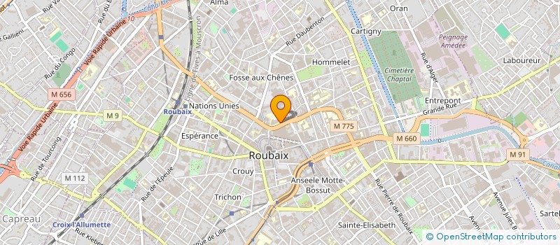 localisation de l'entreprise MONSIEUR HALIMAEPSE GHALLEB à ROUBAIX