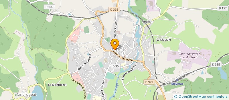 localisation de l'entreprise MONSIEUR HALIS DEMIR  MEYMAC