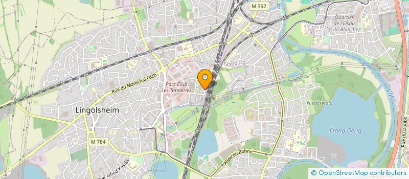 localisation de l'entreprise MONSIEUR HALIS YILMAZ  LINGOLSHEIM