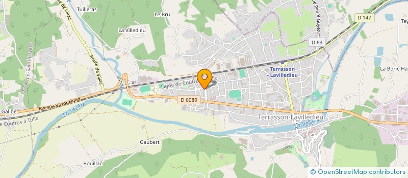 localisation de l'entreprise MONSIEUR HALIT COLLU  TERRASSON-LAVILLEDIEU