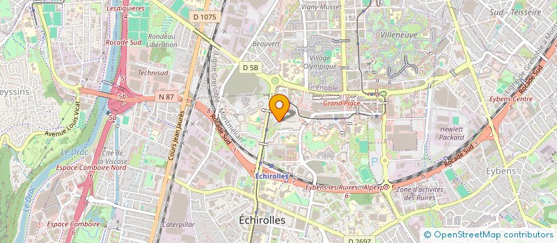 localisation de l'entreprise MONSIEUR HALIT ERBAS à ECHIROLLES