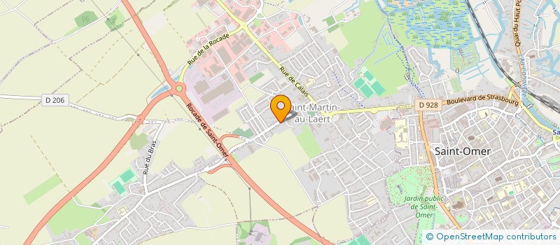 localisation de l'entreprise MONSIEUR HALIT KARAKILIC  SAINT-MARTIN-LEZ-TATINGHEM