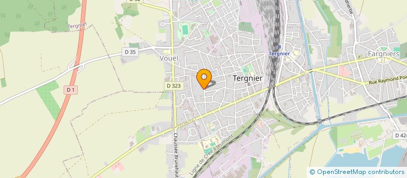 localisation de l'entreprise MONSIEUR HALLAN JOSSE à TERGNIER