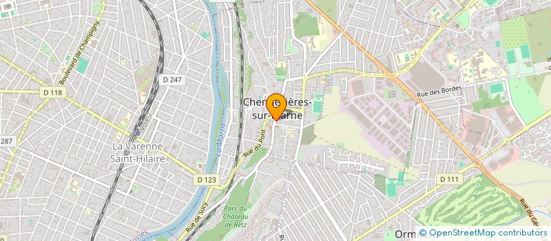 localisation de l'entreprise MONSIEUR HALMI DEROUICHE  CHENNEVIERES-SUR-MARNE