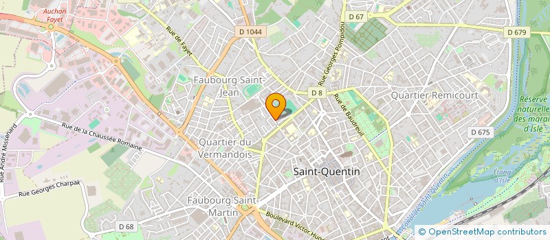 localisation de l'entreprise MONSIEUR HALVIN POAPIN à SAINT-QUENTIN