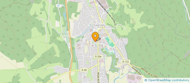 localisation de l'entreprise MONSIEUR HAM CHAP  LAGNIEU