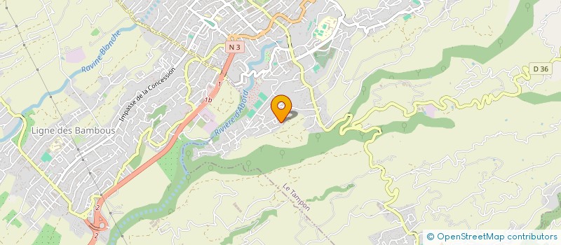 localisation de l'entreprise MONSIEUR HAM' MAAD IBRAHIM  LE TAMPON