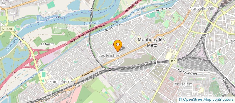 localisation de l'entreprise MONSIEUR HAMA MILA à MONTIGNY-LES-METZ