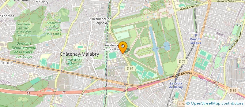 localisation de l'entreprise MONSIEUR HAMAD EMAM ABDALLA  CHATENAY-MALABRY