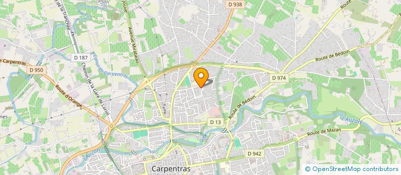 localisation de l'entreprise MONSIEUR HAMADA HADJI  CARPENTRAS