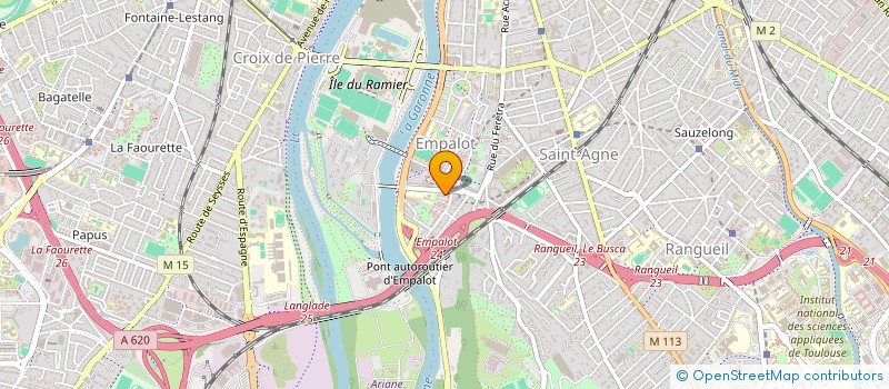 localisation de l'entreprise MONSIEUR HAMADA NIMIR TAGEL  TOULOUSE