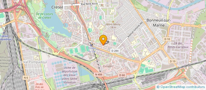 localisation de l'entreprise MONSIEUR HAMADAH NIMAGA  CRETEIL