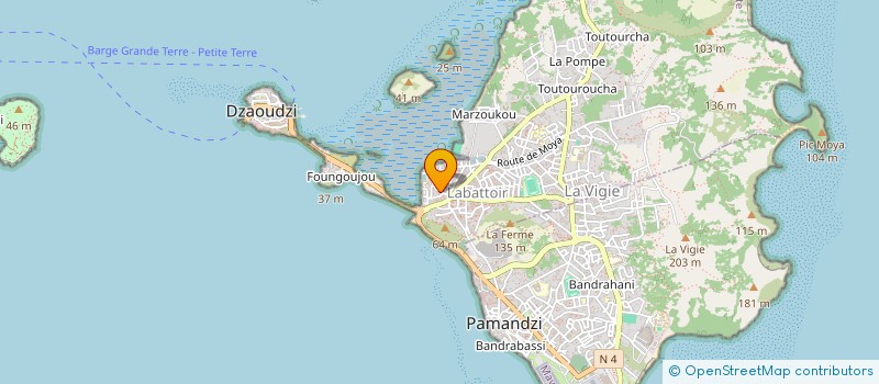 localisation de l'entreprise MONSIEUR HAMADI ABDOU à DZAOUDZI