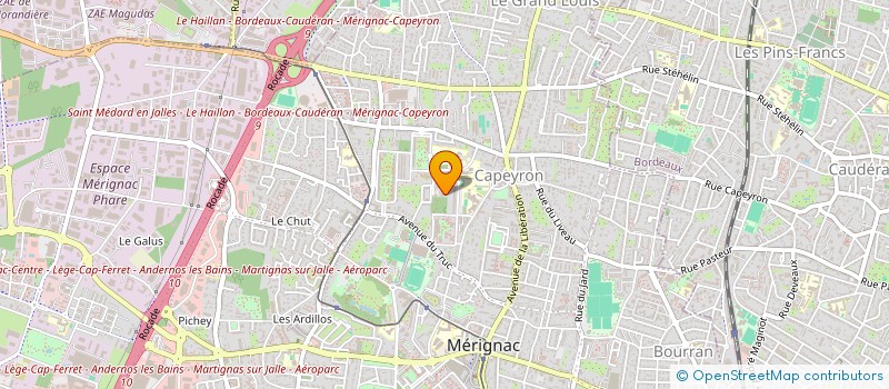 localisation de l'entreprise MONSIEUR HAMADI AGREBI  LE HAILLAN