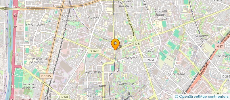 localisation de l'entreprise MONSIEUR HAMADI BARKOUTI  GRENOBLE