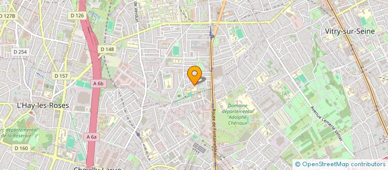 localisation de l'entreprise MONSIEUR HAMADI BOUCHERFA  VILLEJUIF