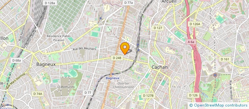 localisation de l'entreprise MONSIEUR HAMADI CAMARA  CACHAN