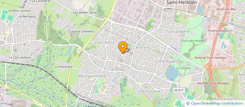 localisation de l'entreprise MONSIEUR HAMADI DIA  SAINT-HERBLAIN