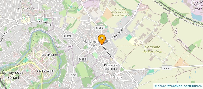 localisation de l'entreprise MONSIEUR HAMADI DIARRA  MANDRES-LES-ROSES