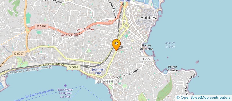localisation de l'entreprise MONSIEUR HAMADI DRIDI à ANTIBES