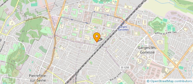 localisation de l'entreprise MONSIEUR HAMADI GUISSE  SARCELLES