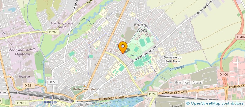 localisation de l'entreprise MONSIEUR HAMADI LY  BOURGES