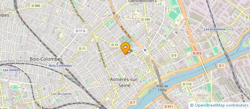 localisation de l'entreprise MONSIEUR HAMADI MEHERZI à ASNIERES-SUR-SEINE
