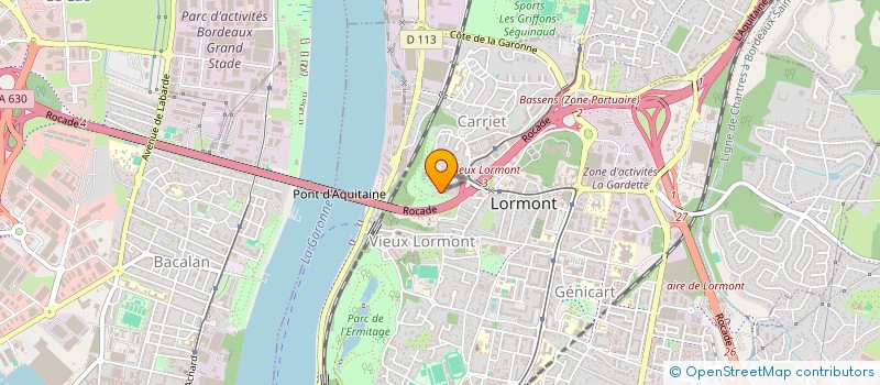 localisation de l'entreprise MONSIEUR HAMADI SELLINI  LORMONT