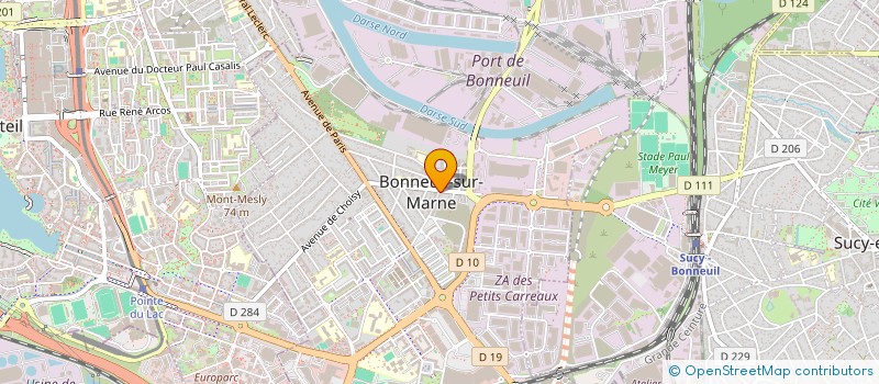 localisation de l'entreprise MONSIEUR HAMADI SMAALI à BONNEUIL-SUR-MARNE