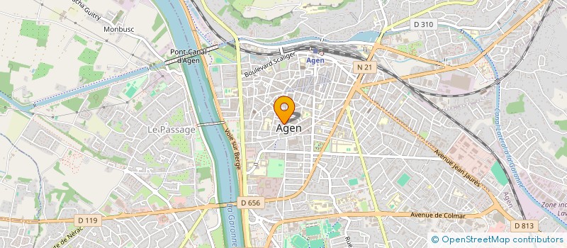 localisation de l'entreprise MONSIEUR HAMADI YOUB  AGEN