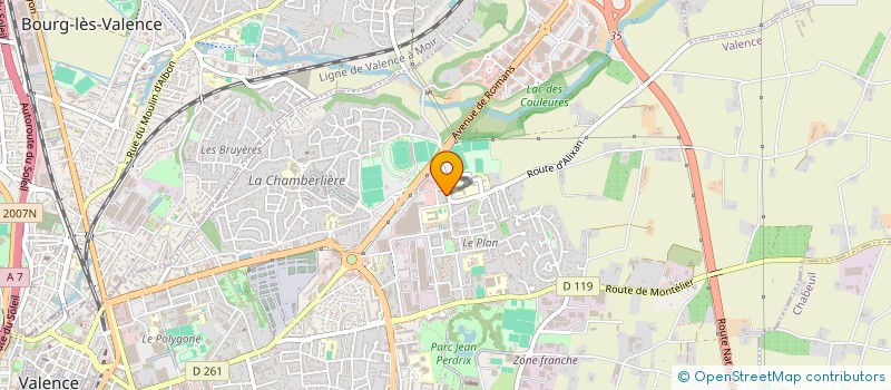 localisation de l'entreprise MONSIEUR HAMADINE DIALLO à VALENCE