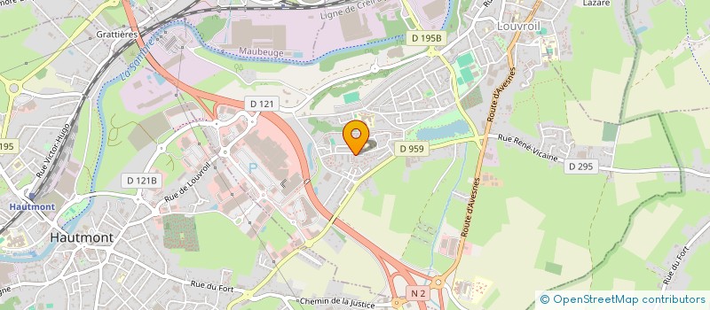 localisation de l'entreprise MONSIEUR HAMADJ SOW  LOUVROIL