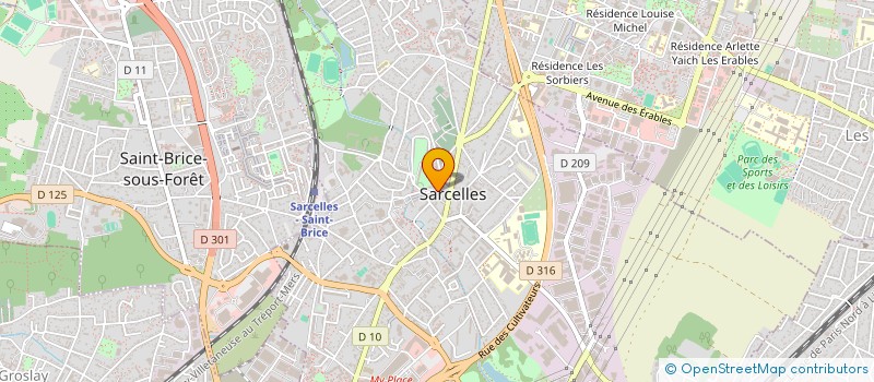 localisation de l'entreprise MONSIEUR HAMADOU CAMARA à SARCELLES