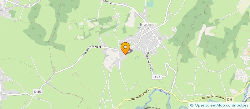 localisation de l'entreprise MONSIEUR HAMADOU MAMADOU  PRADINES