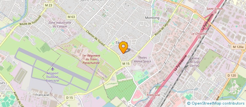 localisation de l'entreprise MONSIEUR HAMADOUCHE KRACHAI à TOULOUSE