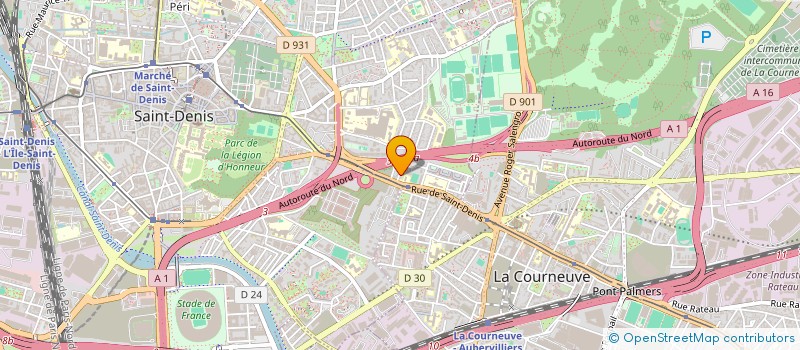 localisation de l'entreprise MONSIEUR HAMADY CISSE  SAINT-DENIS