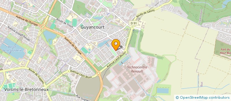 localisation de l'entreprise MONSIEUR HAMADY DIARRA  GUYANCOURT