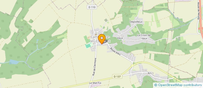 localisation de l'entreprise MONSIEUR HAMADY GASSAMA  CAMBRONNE-LES-CLERMONT